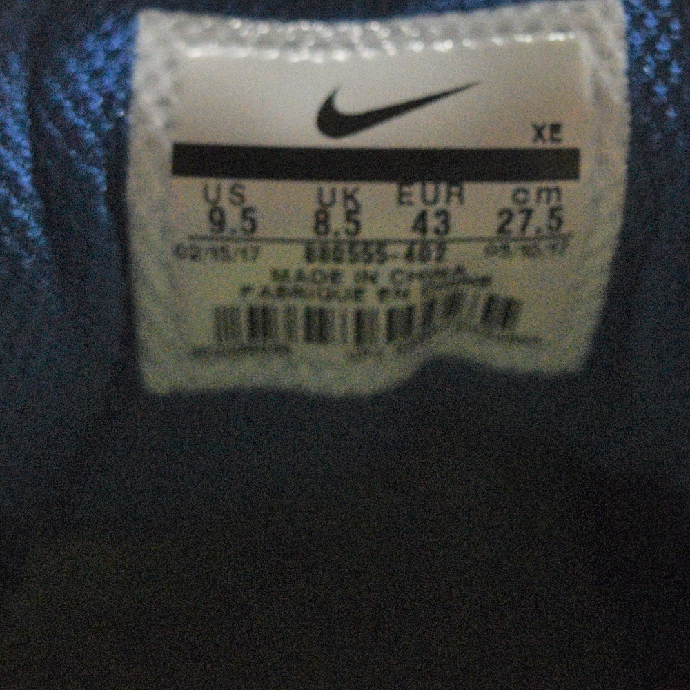 SOLD Nike ZOOM Pegasus 34 Men's Blue Running Shoes - Picture 8 of 8